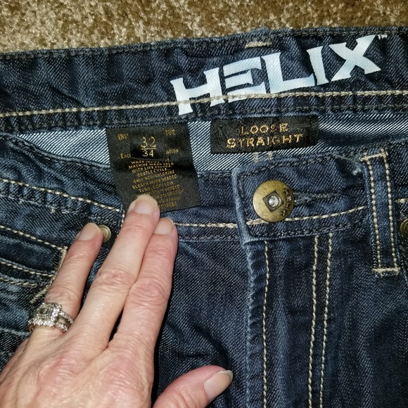 helix loose straight jeans